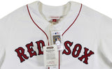 Red Sox David Ortiz Signed White 2004 WS Logo M&N CC Jersey BAS Wit #2W964332