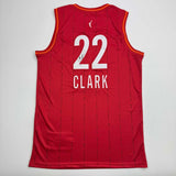 Autographed/Signed Caitlin Clark Indiana Red Basketball Jersey PSA COA