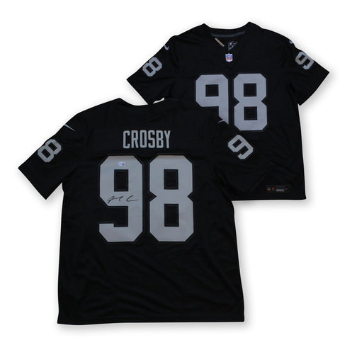 Maxx Crosby Autographed Las Vegas Raiders Nike Limited Football Jersey Fanatics