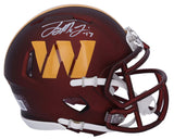 Terry McLaurin Autographed Washington Commanders Mini Speed Helmet Fanatics