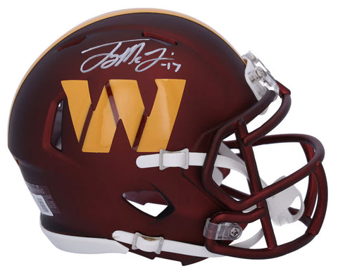 Terry McLaurin Autographed Washington Commanders Mini Speed Helmet Fanatics