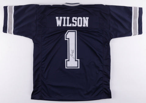 Cedrick Wilson Jr Signed Cowboys Jersey (JSA Holo) Dallas Draft Pick 2018 / W R