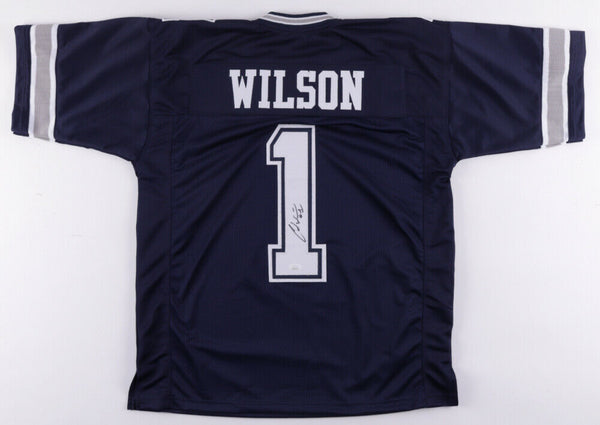 Cedrick Wilson Jr Signed Cowboys Jersey (JSA Holo) Dallas Draft Pick 2018 / W R