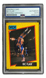 Ric Flair Signed 1991 WCW #42 Wrestling Trading Card 16x Inscribed PSA