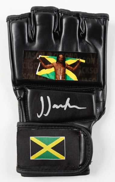 Jason Jackson Signed Jamaica MMA Fight Glove (PA) Titan F.C. Welterweight Champ