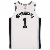 Victor Wembanyama Autographed Spurs Authentic White Assoc. Ed. Jersey Fanatics