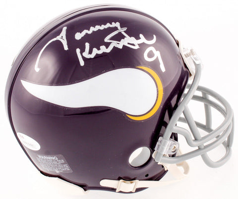 Tommy Kramer Signed Minnesota Vikings Mini-Helmet (JSA COA) "Two Minute Tommy"