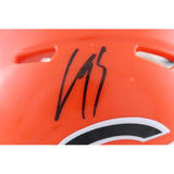 Luther Burden Autographed Chicago Bears Mini Helmet 22 Alt Beckett Witness 51852