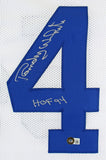 Randy White "HOF 94" Authentic Signed White Pro Style Jersey BAS Witnessed