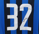 Christian Vieri Signed Inter Milan Home Soccer Jersey #32 with Beckett COA