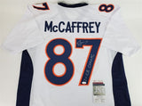 Ed McCaffrey "2x SB Champs" Signed Denver Broncos White Jersey (JSA COA) WR