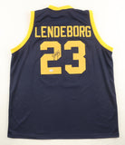 Yaxel Lendeborg Signed Michigan Wolverines Jersey (JSA COA)