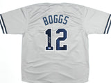 Wade Boggs Autographed Grey Pro Style Jersey - Beckett W Hologram *Silver