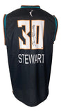 Breanna Stewart New York Signed Black Basketball Jersey Steiner CX