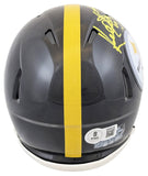 Steelers Kordell Stewart Authentic Signed Speed Mini Helmet BAS Witnessed
