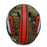 Bo Nix Autographed Denver Broncos Camo Full Size Speed Helmet Beckett