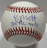 Royals HOF'er GEORGE BRETT Signed Official MLB Baseball AUTO w/ 80 AL MVP - JSA