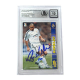 Ronaldo Nazario Signed 2004-05 Panini Megacracks La Liga #179 - Beckett Witness