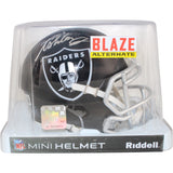 Ashton Jeanty Signed Las Vegas Raiders Blaze Mini Helmet Full Auto Beckett 53222