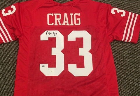 Roger Craig Signed 49ers Jersey (GTSM Holo) 3xSuper Bowl Champ 4x Pro Bowl R.B.