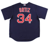 David Ortiz Signed Boston Red Sox Nike Game Alternate Blue MLB Jersey