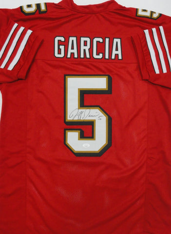 49ers QB JEFF GARCIA Signed Custom Replica San Francisco Jersey AUTO - JSA