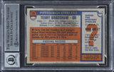 Steelers Terry Bradshaw Signed 1976 Topps #75 Card Auto 10! BAS Slabbed