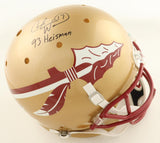 Charlie Ward Signed Florida State Seminoles Full Size Helmet 93 Heisman/ Beckett