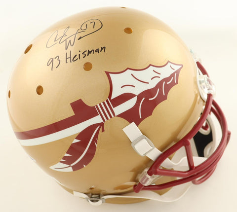 Charlie Ward Signed Florida State Seminoles Full Size Helmet 93 Heisman/ Beckett