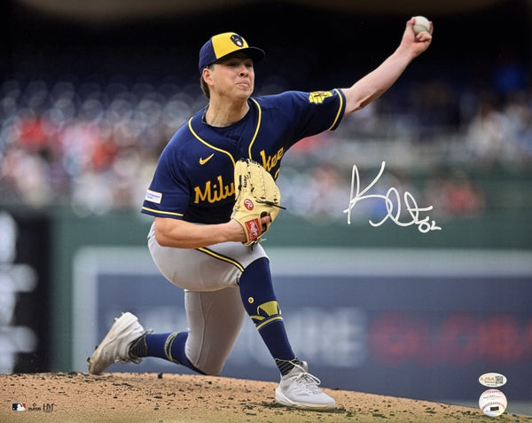KYLE HARRISON Signed 16x20 Photo #1 AUTO - Milwaukee Brewers - JSA