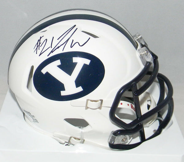 JAMAAL WILLIAMS AUTOGRAPHED SIGNED BYU COUGARS SPEED MINI HELMET JSA