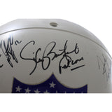Blanda Brodie Krause +10 Autographed NFL Alumni F/S 2-Bar Helmet Beckett 55421