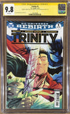 Ben Affleck Gal Gadot Henry Cavill Autographed Trinity DCU #1 CGC 9.8 56589