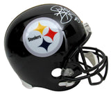 Troy Polamalu Signed/Auto Steelers Full Size Replica Helmet Beckett 151607