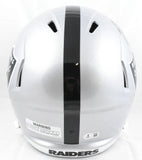 Geno Smith Autographed Las Vegas Raiders F/S Speed Helmet - Beckett W Hologram