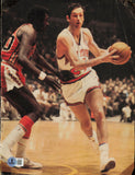 Bill Bradley Autographed 8x11 Magazine Page Photo Knicks Beckett QR #BP55270