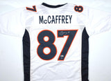 Ed McCaffrey Autographed White Pro Style Jersey - Beckett W Hologram *Silver