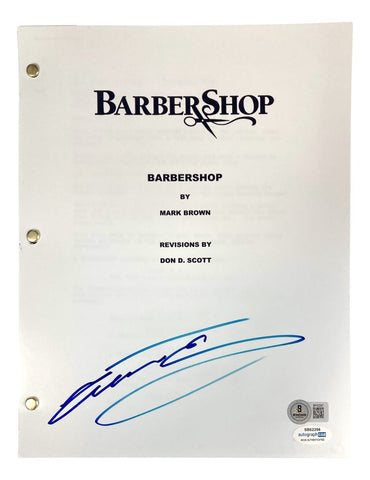 Cedric The Entertainer Signed Barber Shop Full Movie Script BAS
