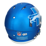 Jameson Williams Autographed Lions Blue 2023 Alternate Authentic Helmet Beckett