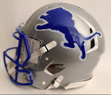 Barry Sanders Autographed Detroit Lions Full-Size Pro Helmet -- BAS COA