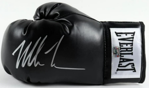 Mike Tyson Signed Everlast Boxing Glove (Fiterman Iron Mike Holo) Kid Dynamite
