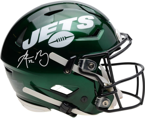 Aaron Rodgers New York Jets Autographed Riddell Speed Flex Authentic Helmet