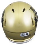 Colorado Travis Hunter "24 Heisman" Signed Speed Mini Helmet W/ Case BAS Witness