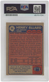 Henry Ellard Signed Rams 1985 Topps Rookie Football Trading Card #80 - (PSA/DNA)
