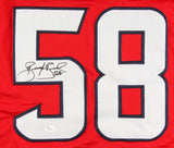 Brooks Reed Signed Houston Texans Jersey (JSA COA) 2011 2nd Rnd Pck / Linebacker