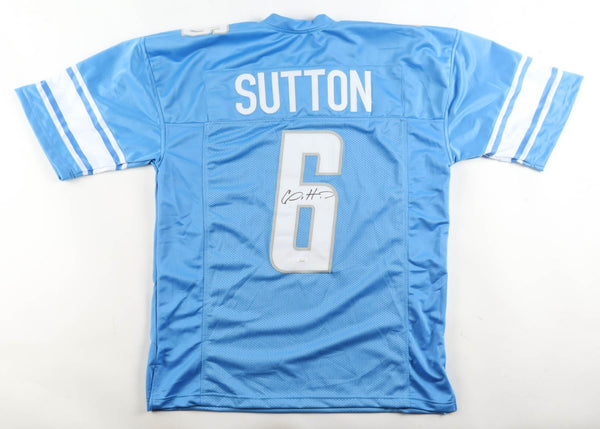 Cameron Sutton Signed Detroit Lions Jersey (JSA) Ex-Tennesse Vol Defensive Back