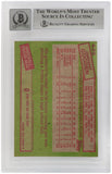 Dwight Gooden Signed Mets 1985 Topps Card #620 (Beckett /Auto Sticker /Grade 10)