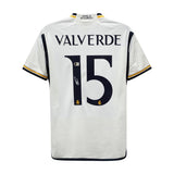 Federico Valverde Signed Real Madrid FC Home Soccer Jersey #15 with Beckett COA