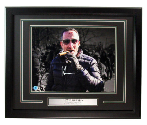 Howie Roseman Signed/Auto 11x14 Photo Philadelphia Eagles Framed Beckett 195289