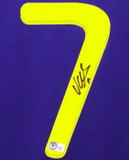 David Villa Signed Spain 2010 World Cup Final Soccer Jersey #7 with Beckett COA